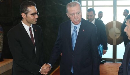 Yeni Lefkoşa Büyükelçisi Serim, Erdoğan ile görüştü