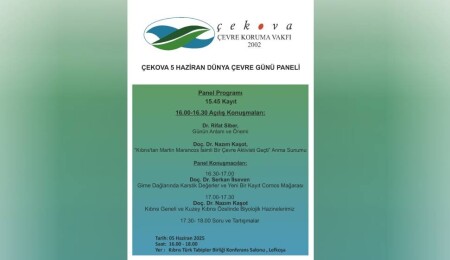 Çevre Koruma Vakfı, 5 Haziran Dünya Çevre Günü dolayısıyla panel düzenliyor