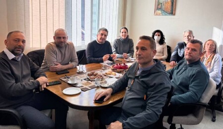 CTP Eğitim Komitesi KTOEÖS’ü ziyaret etti: Ortak çalışma konusunda görüş birliğine varıldı