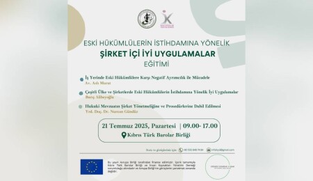 “Eski Hükümlülerin İstihdamına Yönelik Şirket İçi İyi Uygulamalar” konusunda eğitim düzenlenecek