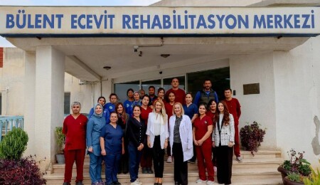 Nilden Bektaş Erhürman, Bülent Ecevit Rehabilitasyon Merkezi’ni ziyaret etti