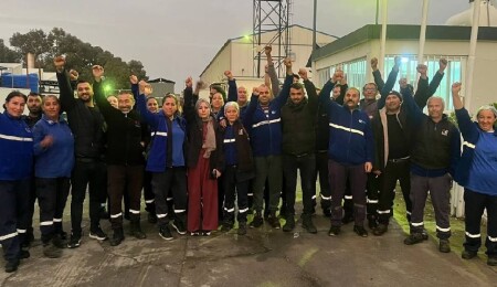 Ektam'da işçiler 24 saatlik grev başlattı!