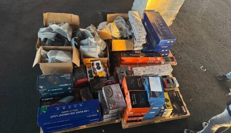 Gazimağusa'da 200 bin TL'lik elektronik eşyaya el konuldu, 600 bin TL ceza yazıldı