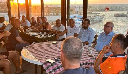 CTP Girne İlçesi’nden Lapta Balıkçı Barınağı’na ziyaret