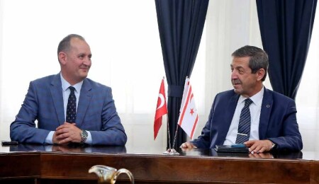 Ertuğruloğlu, Prof. Dr. Cabiyev'i kabul etti: Azerbaycan’dan kardeşlerimizi KKTC’de görmekten mutluluk duyuyoruz