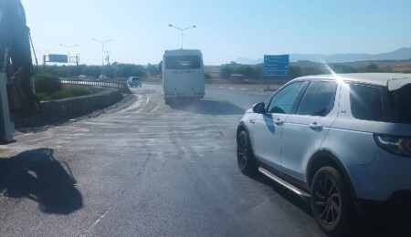 Lefkoşa-Gazimağusa ana yolu yeniden trafiğe açıldı