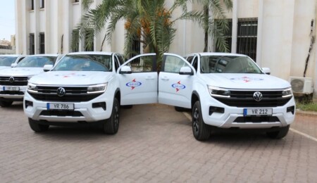 Kıb-Tek’e dokuz arazi aracı alındı