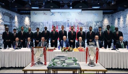 Erdoğan, Galatasaray'a Şampiyonlar Ligi'nde başarı diledi