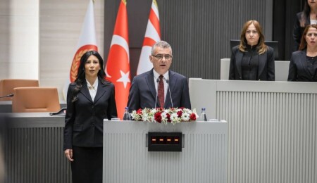 6'ncı Cumhurbaşkanı Tufan Erhürman, Meclis'teki törende yemin etti