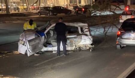 Değirmenlik-Haspolat yolunda kaza: 2 yaralı