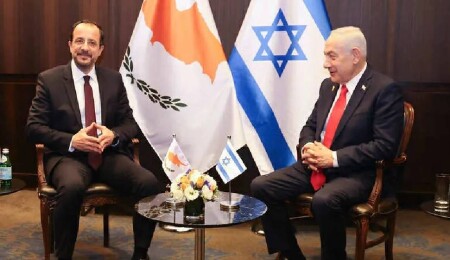 Nikos Hristodulidis, İsrail’de Herzog ve Netanyahu ile görüştü