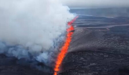 İzlanda'da iki yılda dokuzuncu volkanik patlama yaşandı