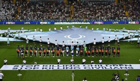 UEFA bir kez daha katilin "İsrail" olduğunu söyleyemedi