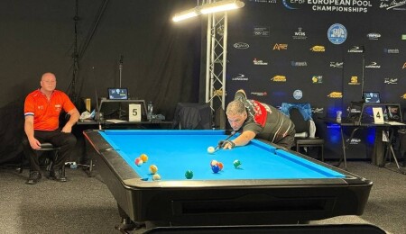 Avrupa Bilardo Şampiyonası’nda KKTC Milli Takımı çeyrek finalde