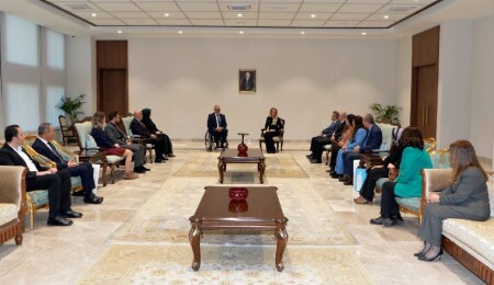 Nilden Bektaş Erhürman, 13. Engelsiz Bilişim Günleri’ni düzenleyen heyetle görüştü