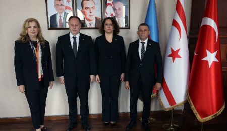Ziya Öztürkler, KKTC Bakü Temsilciliği’ni ziyaret etti:  Türk dünyasının ayrılmaz bir parçasıyız