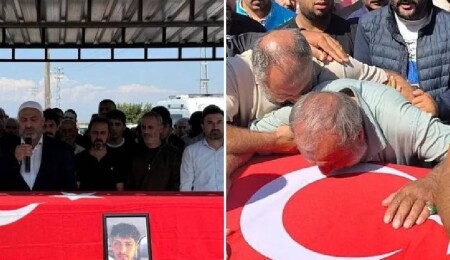 Gemi faciasında hayatını kaybeden Özgür Gönül ve Mahmut Demir son yolculuklarına uğurlandı