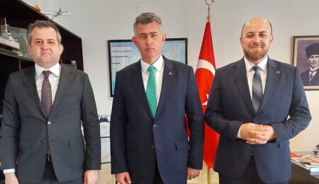 YÖK Denetleme Kurulu heyeti, Metin Feyzioğlu’nu ziyaret etti