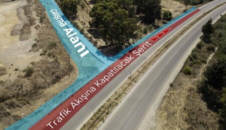 Gazimağusa’da Çanakkale bölgesine giriş-çıkışın sağlandığı yol trafiğe kapatıldı