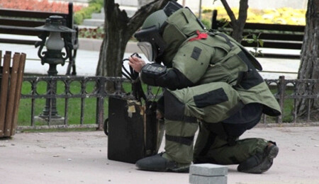 Venezuela'nın başkenti Caracas'ta bomba imha edildi