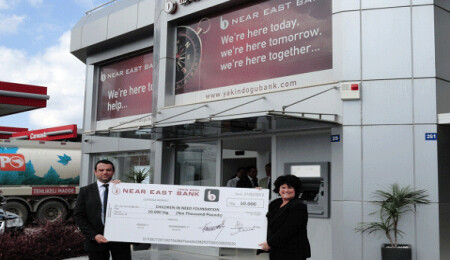 Yakın Doğu Bank'tan Children in Need Foundation'a anlamlı bağış 