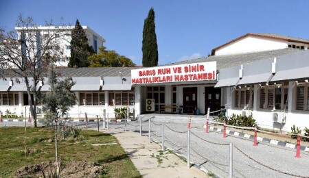 Lefkoşa Barış Ruh ve Sinir Hastalıkları Hastanesi'nde kendisine zarar vermeye çalıştı, tutuklandı