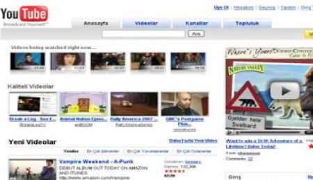 Dünya YouTube üstünden bizi izliyor