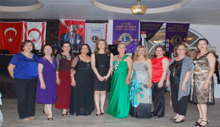 Girne Akdeniz Lions Kulübü'nün Dönem Başkanı Zerrin Yıldırım oldu