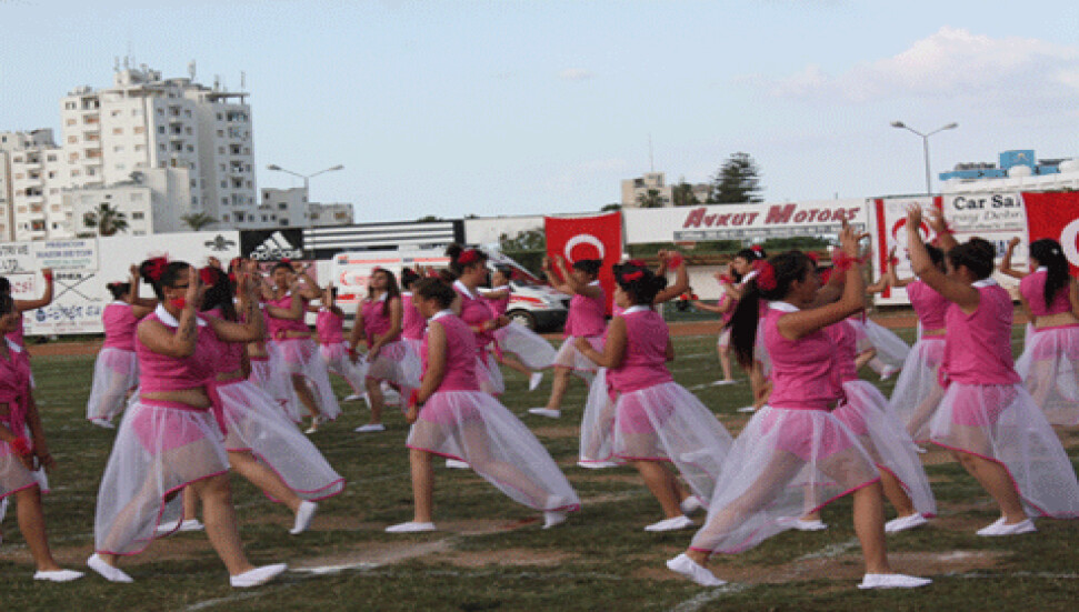 Gazimağusa'da 19 Mayıs coşkusu...
