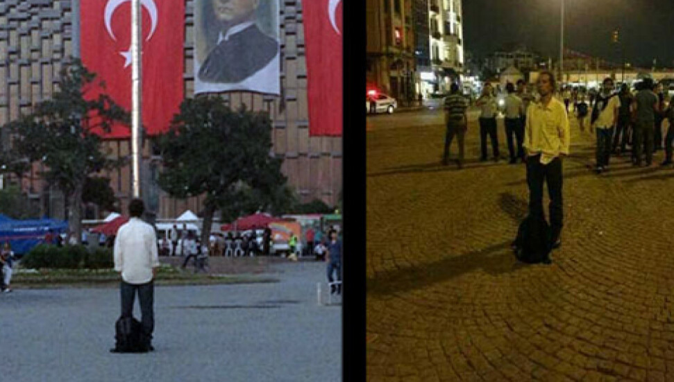 Herkes "duran adam"ı konuşuyor!