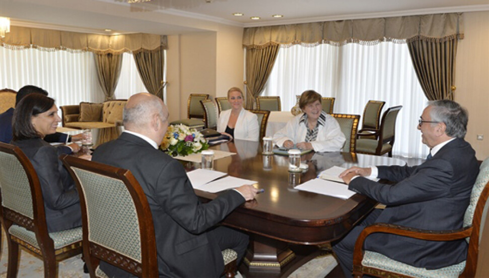 Akıncı - Lute görüşmesi bir saat sürdü