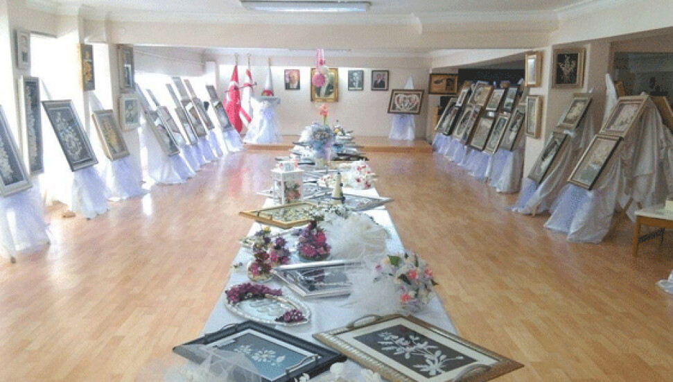 Ankara'da "İpek kozası el ürünleri" sergisi açıldı