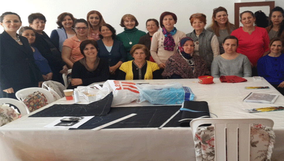 Alsancak Köy Kadın Kursuna katılan kadınlara kanser konulu seminer verildi