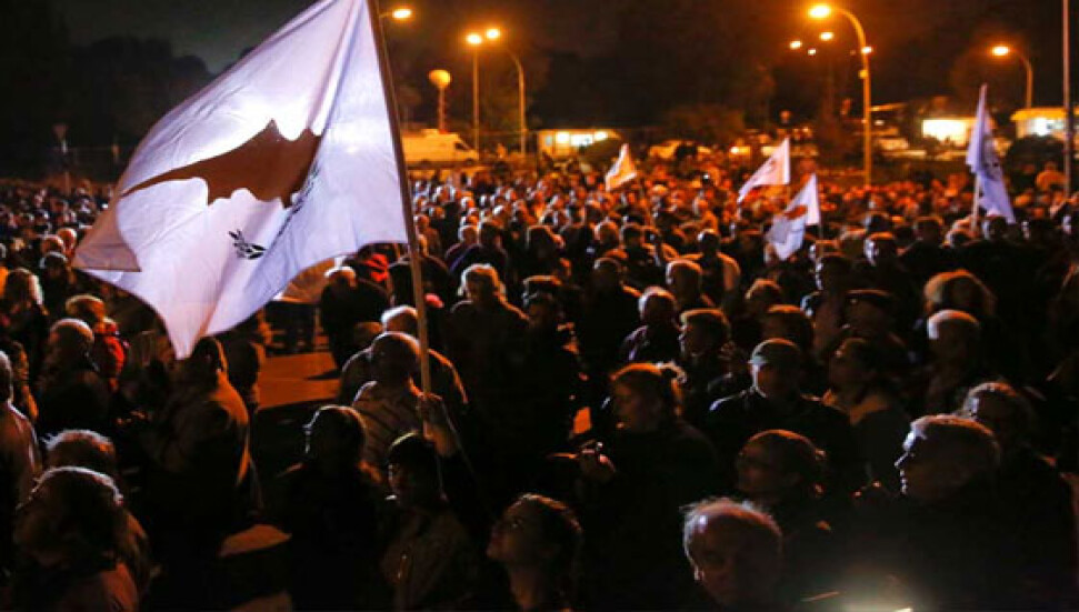 “Omorfo Belediye Başkanı” Haralambus ve bölge halkından, geleneksel "anti-işgal" yürüyüşü