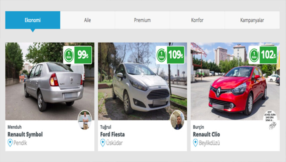 Güvenli ve kolay araç kiralama yöntemi