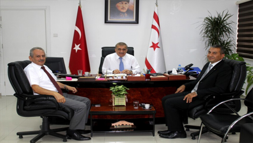 Arabacıoğlu, Sivil Savunma Teşkilat Başkanı Fırat Alakuş'u kabul etti