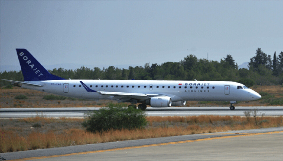 Borajet yenilenen filosuyla KKTC'ye ilk uçuşunu gerçekleştirdi