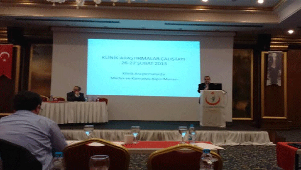 YDÜ "Türkiye'de Klinik Araştırmalar Çalıştayı"nda temsil edildi