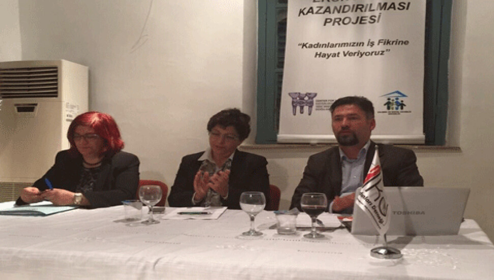 "Kadın Emeğinin Ekonomiye Kazandırılması Projesi" kamuoyuyla paylaşıldı