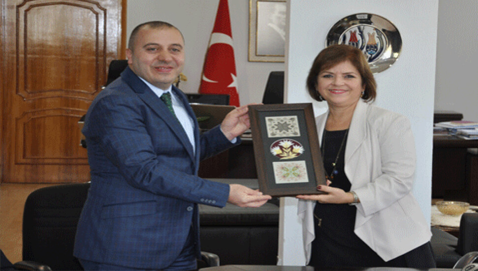 Çolak, TÜKSİAD ile GİAD heyetini kabul etti