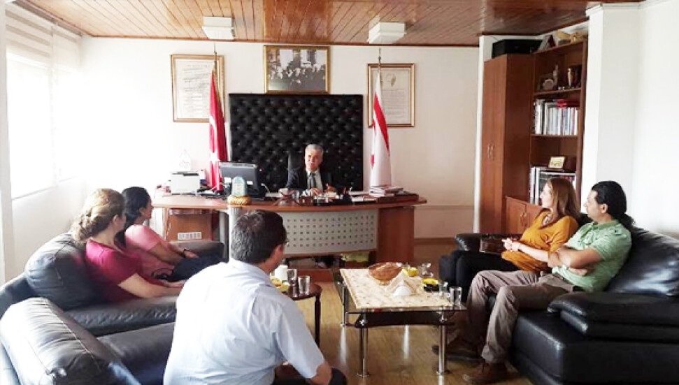 Kıbrıs Yeşilay Derneği Başkanı Gökyiğit, Din İşleri Başkanı Atalay'ı ziyaret etti