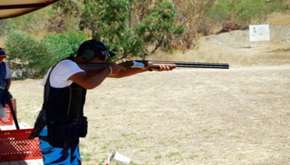 Güney'deki trap şampiyonasının galibi Kıbrıslı Türk Ahmet Ratip