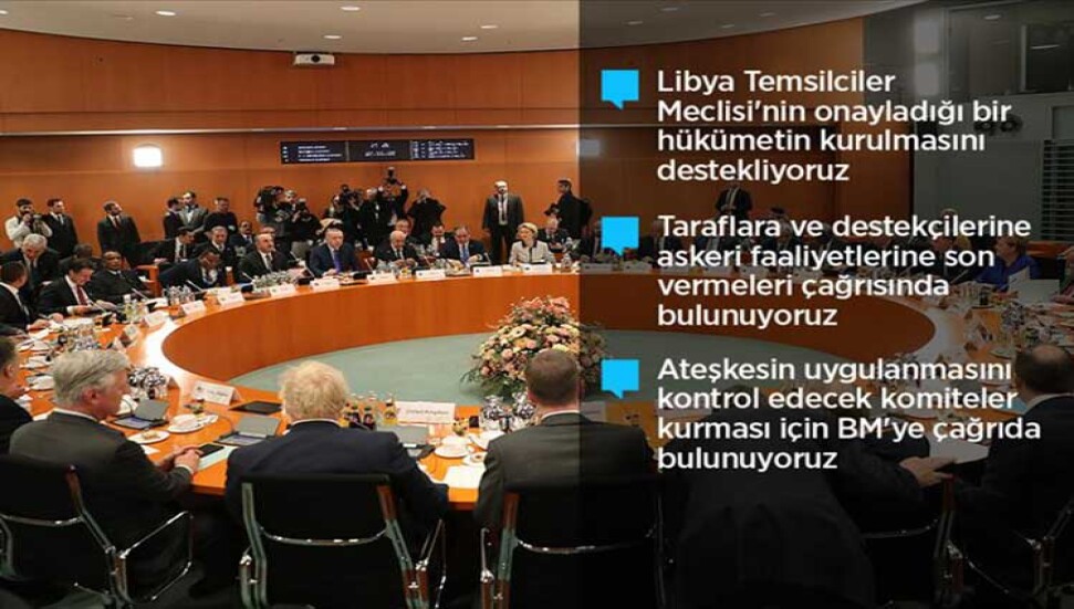 Libya Konferansı Sonuç Bildirgesi yayımlandı