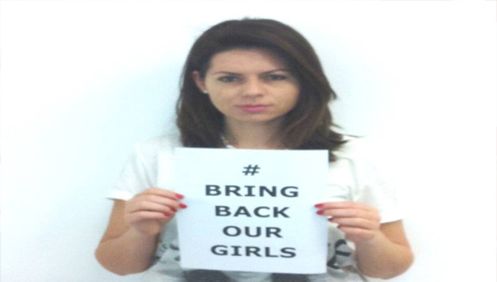 Deniz Birinci'den "Kızlarımızı geri getirin" kampanyasına destek