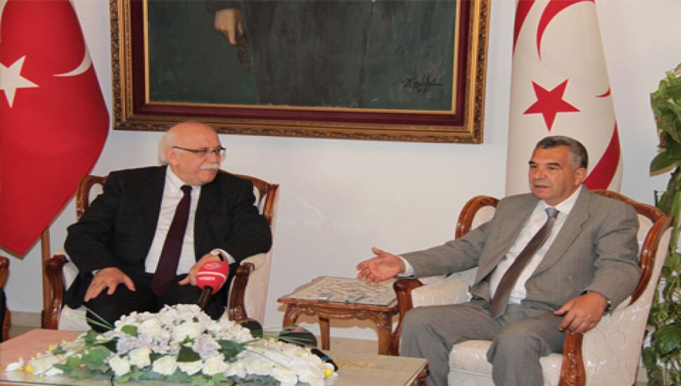 Meclis Başkanı Bozer TC Milli Eğitim Bakanı Avcı'yı kabul etti
