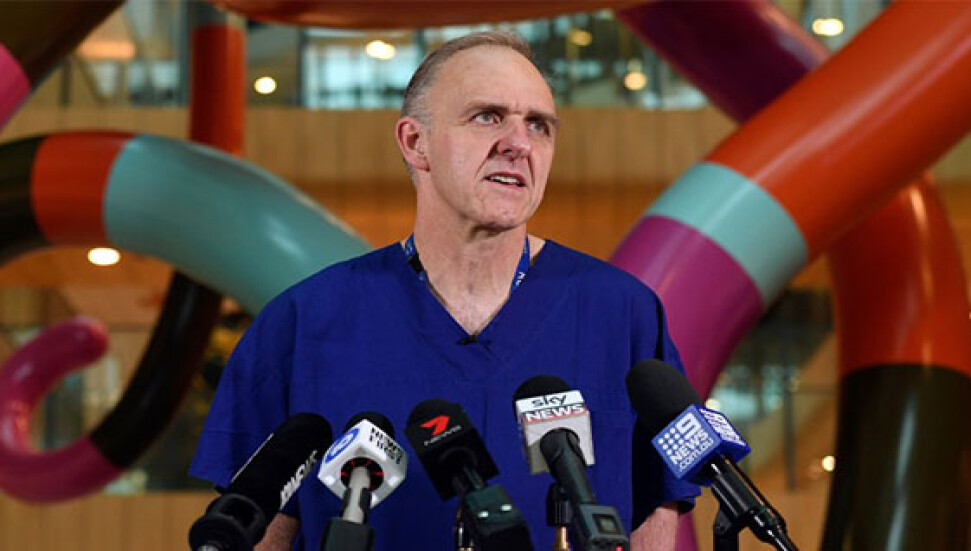 Butanlı yapışık ikizler ameliyat oldu