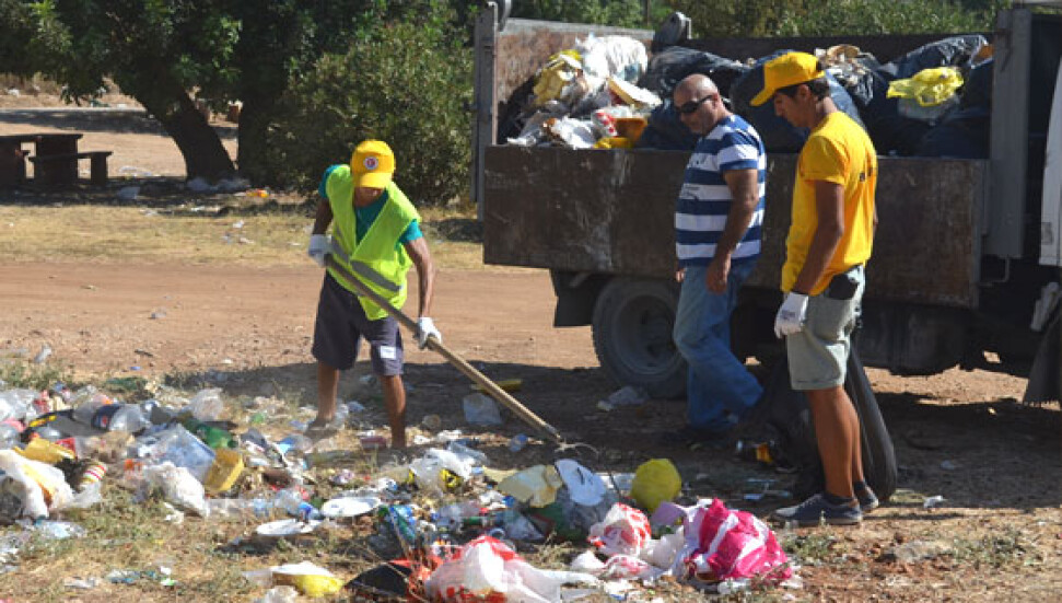 Boğaz Piknik Alanı'ndan 18 ton çöp toplandı