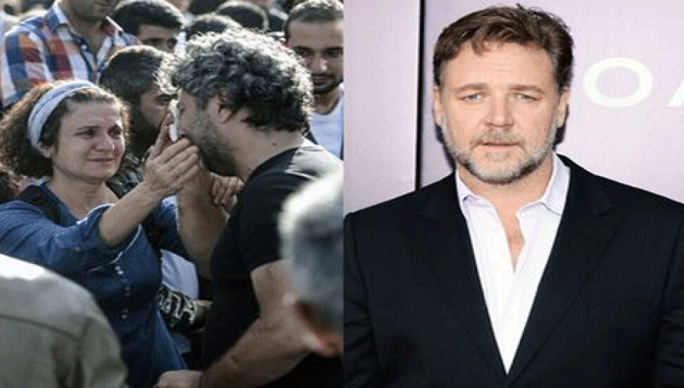 Russell Crowe: "Türkiye için çok üzgünüm"
