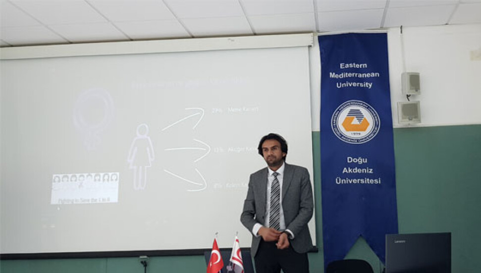 DAÜ'de meme kanseri tanısında "Yapay Zeka Uygulamaları" semineri yapıldı