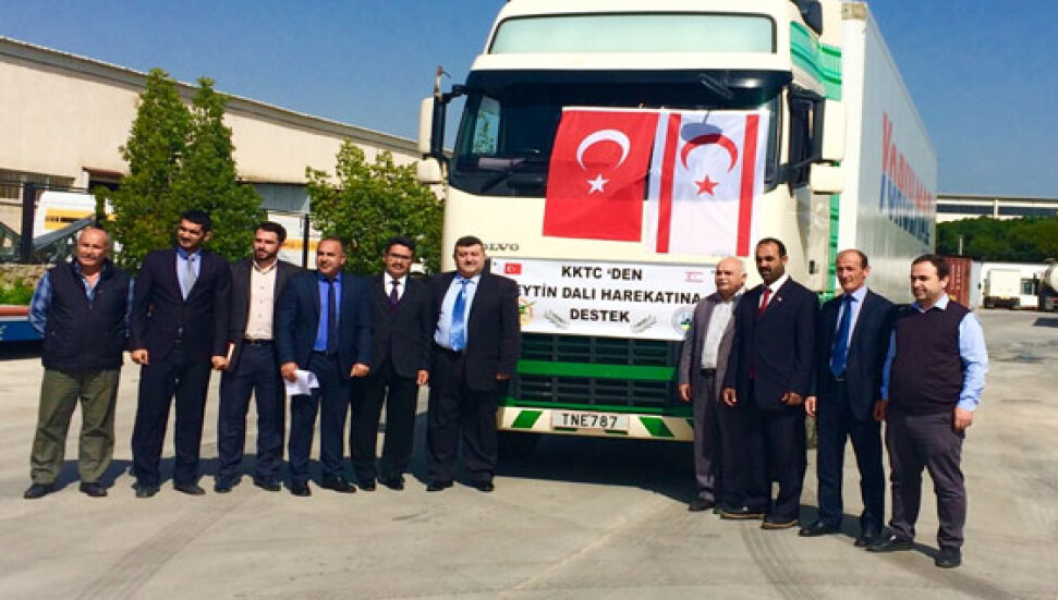 DİN-GÖR SEN ve Din Görevlileri Derneğinden Afrine 1974 kilo hellim